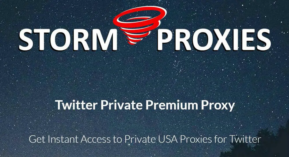 Premium Stormproxies Twitter Private Premium Proxy