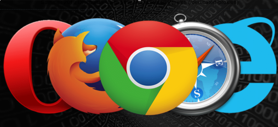 Proxies for Top 5 Web Browsers