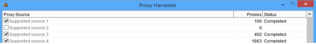 Thousands of proxies from numerous