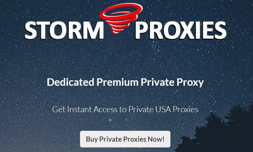 dedicated proxies from storm proxies