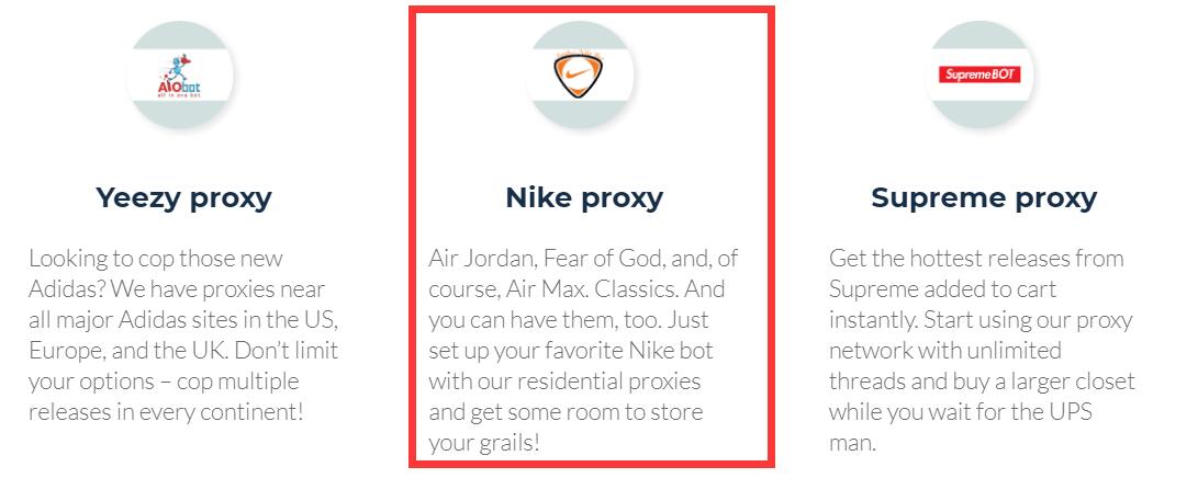 nike proxies from smart proxy
