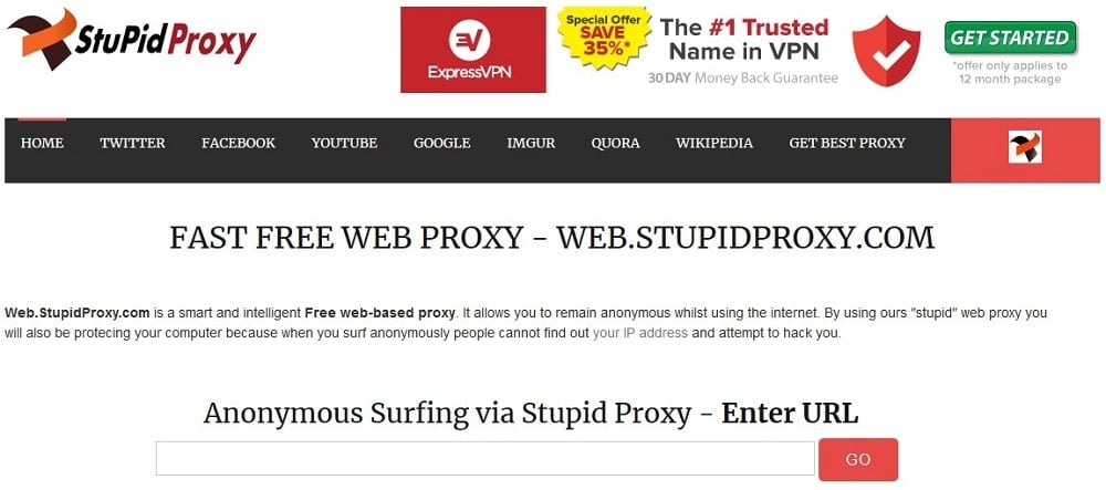 StupidProxy Web Proxy