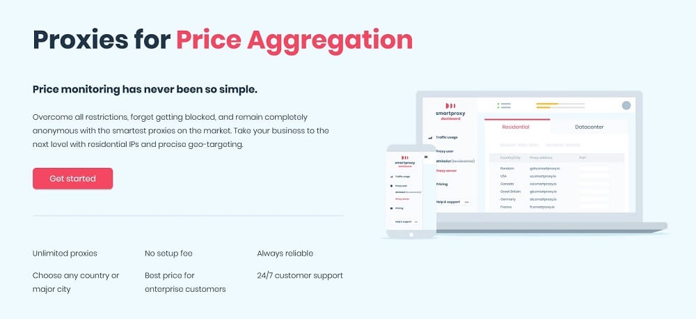 Smartproxy Price Aggregation