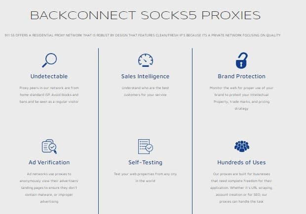 911 backconnect socks5 proxies
