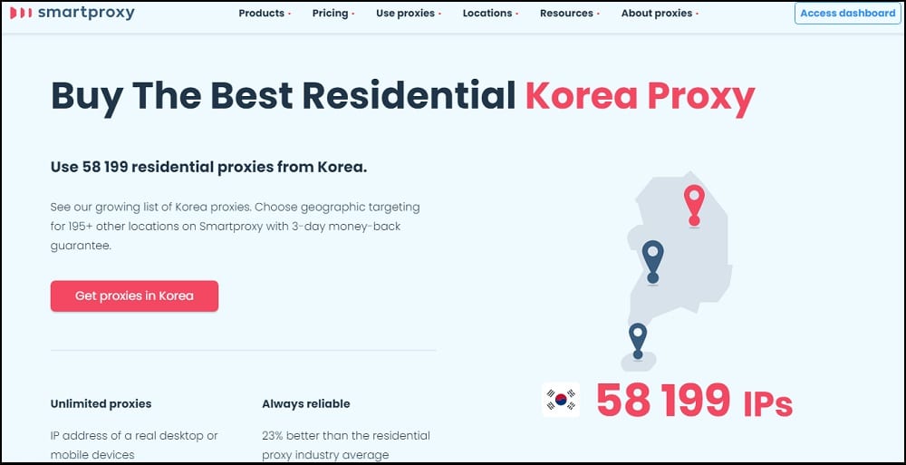 Smart Proxy Location in Korea