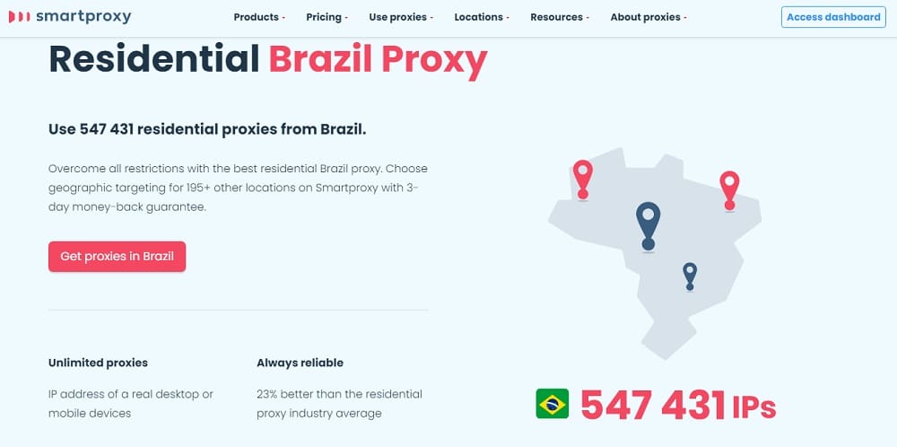 Residential Brazil Proxy