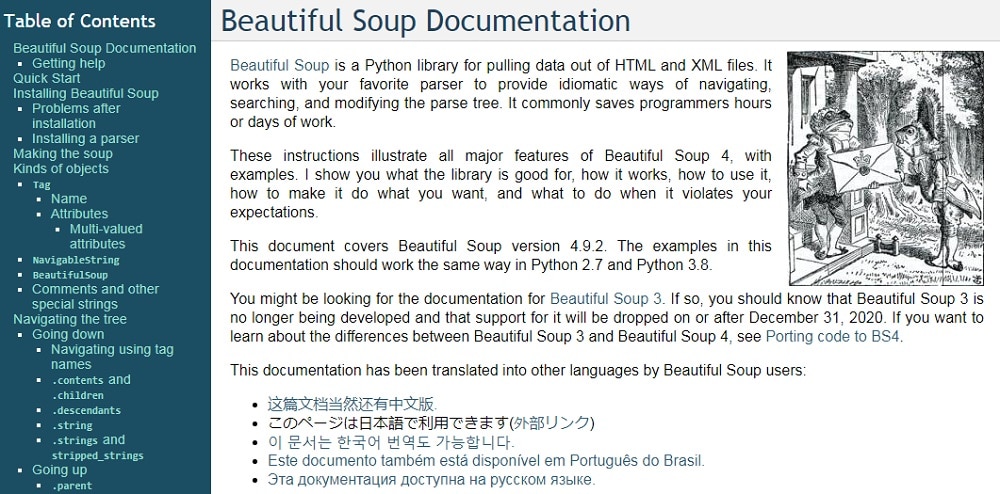 Beautiful Soup