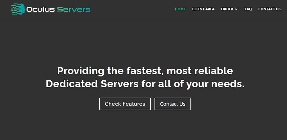 Oculus Servers Home Page
