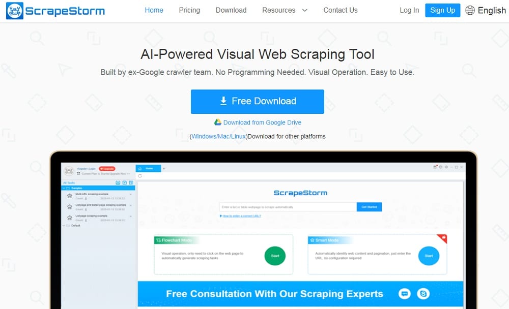 Scrapestorm Visual Web Scraping Tool