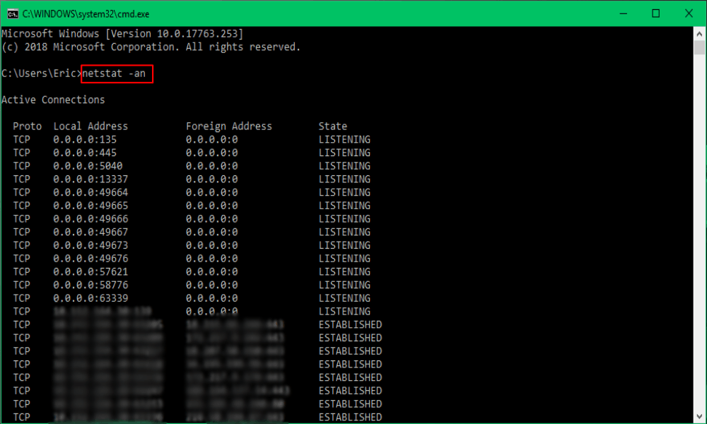 Finding IP Address Using the Command Line