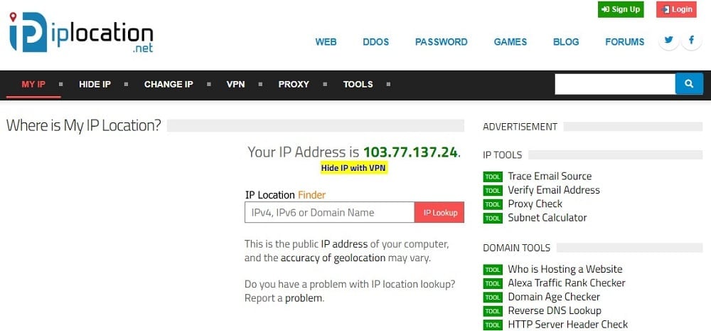 Ip Location overview