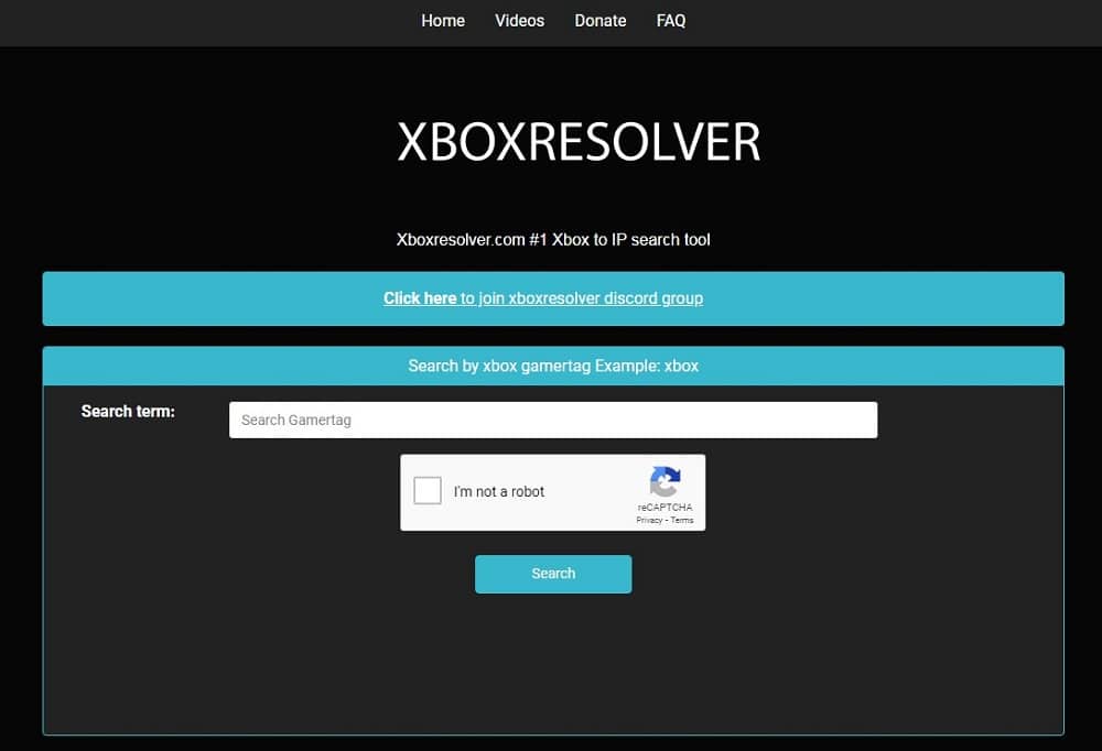 Xboxresolver Homepage
