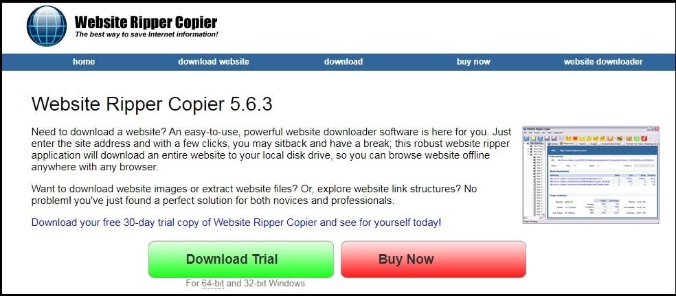 Website Ripper Copier Homepage