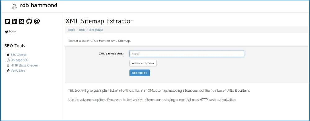 XML Sitemap Extractor