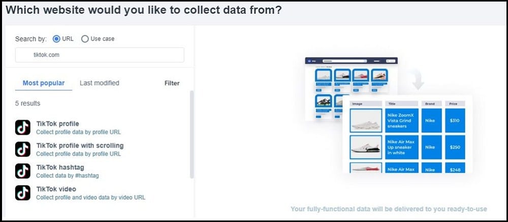 Data Collector for Scrape TikTok