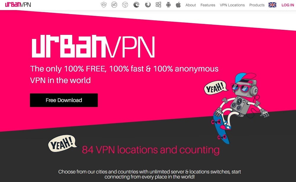 Urban VPN Homepage