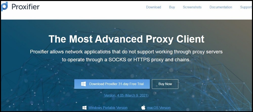 Proxifier Proxy Client Homepage