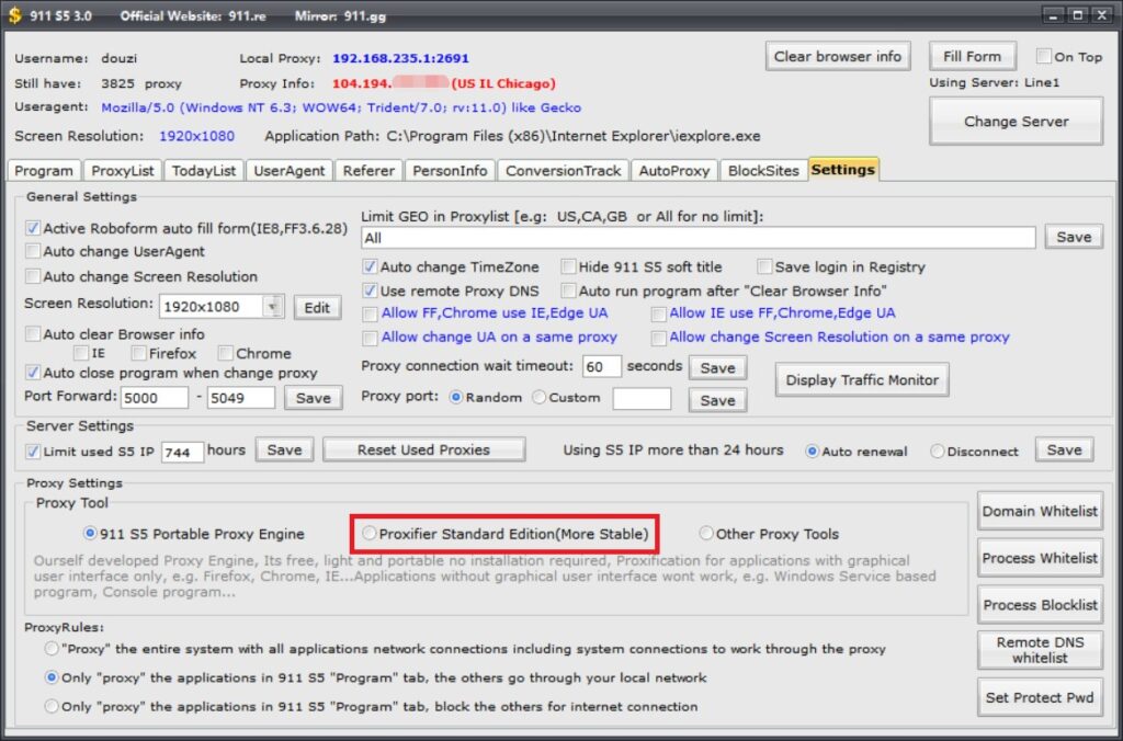 How to use Proxifier with 911 SOCKS5 Proxies (in 6 Simple Steps) | Best ...
