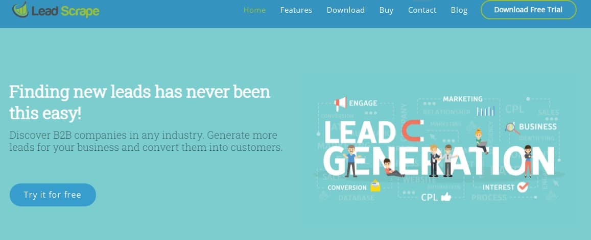 LeadScrape Homepage