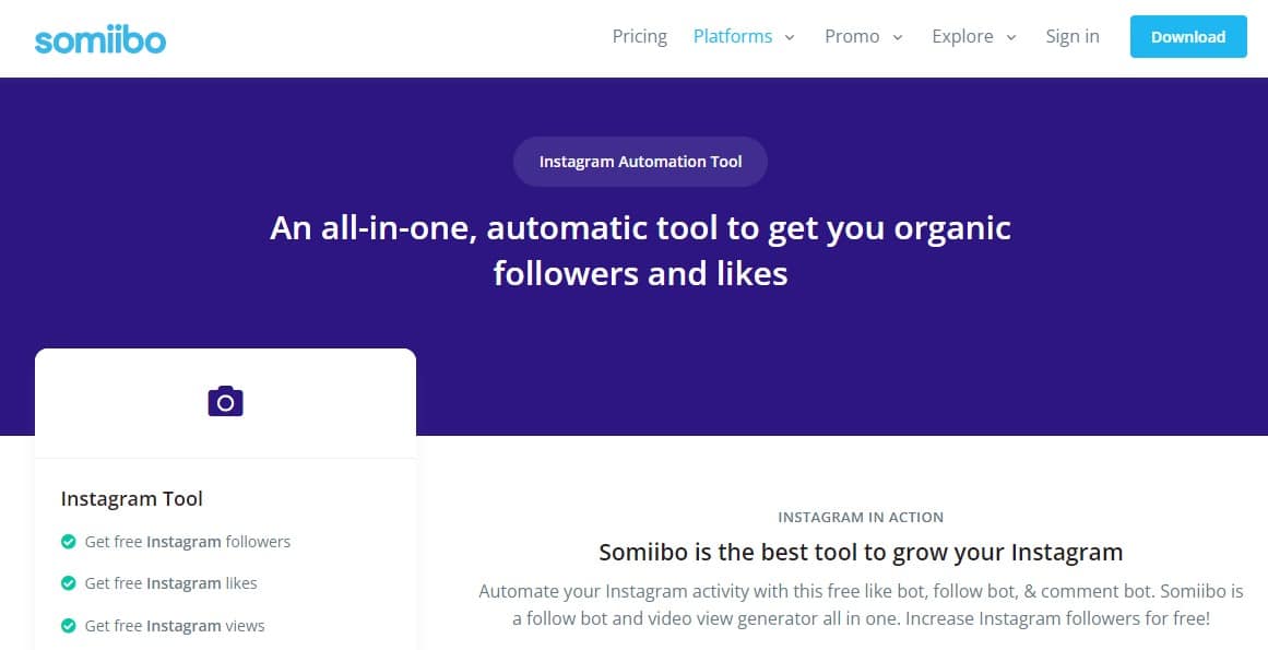 Somiibo Instagram Automation Tool