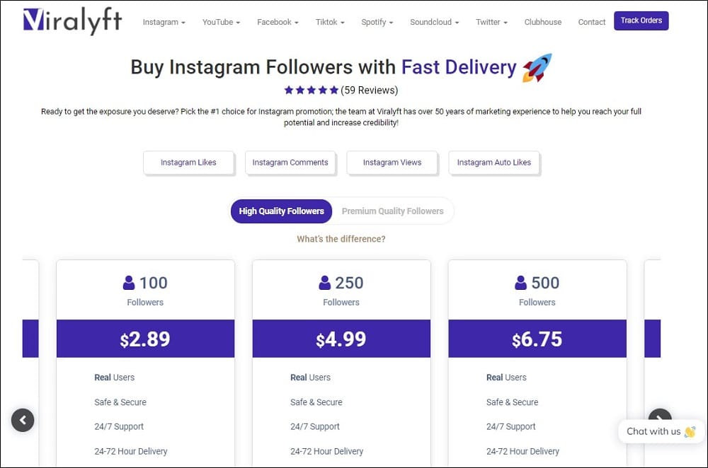 Buy Instagram Followers for Viralyft