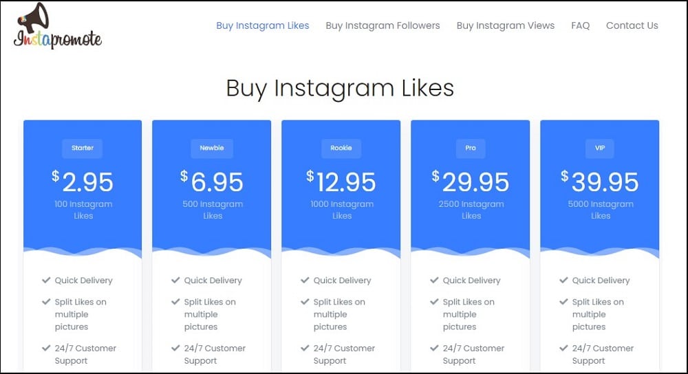 Buy Instagram Like for InstaPromote