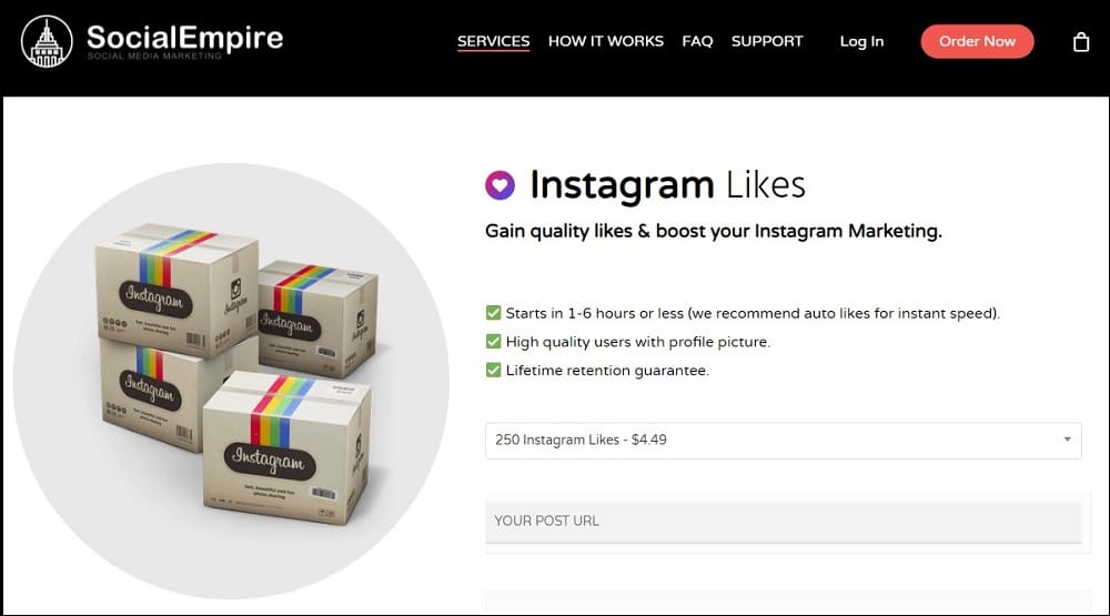 Buy Instagram Like for SocialEmpire