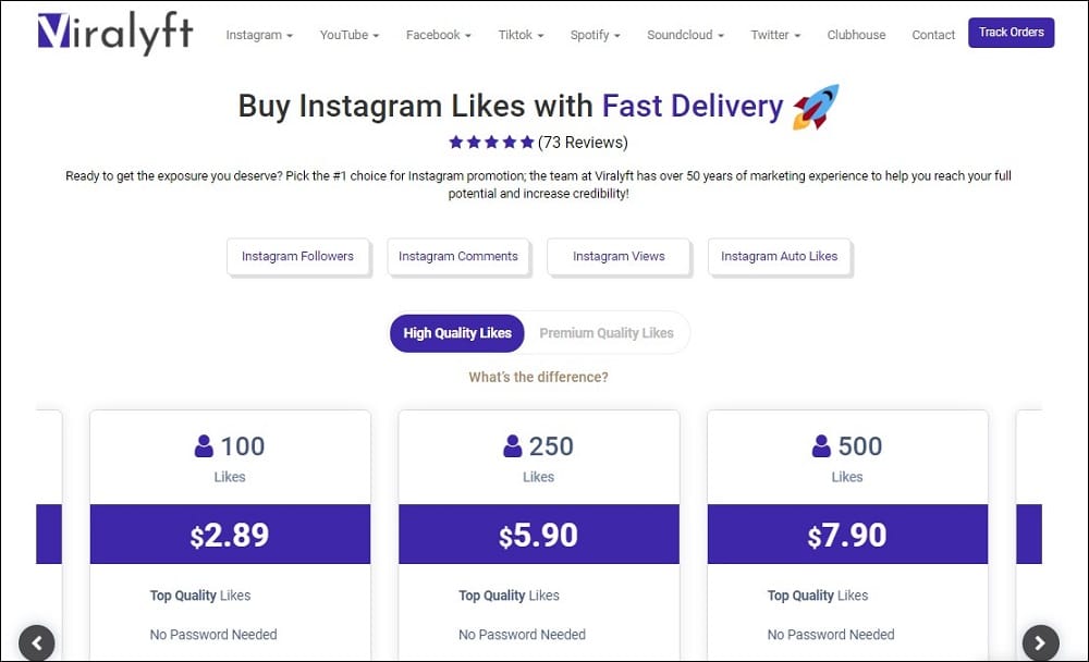 Buy Instagram Like for Viralyft