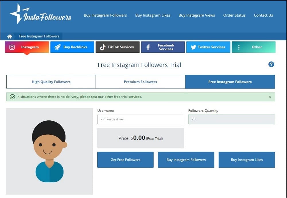 Get Free Instagram Followers for InstaFollowers