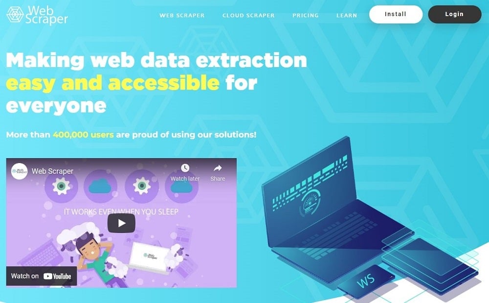 WebScraper with Dexi Alternatives