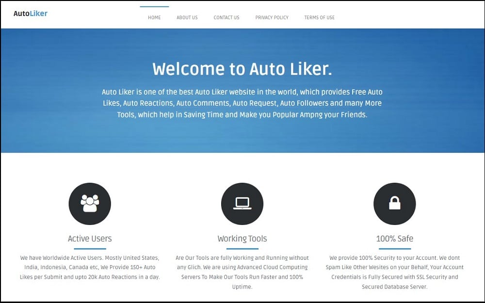 AutoLiker as a Facebook Auto Liker App