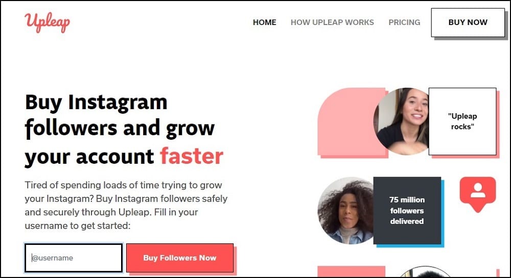 Upleap Homepage