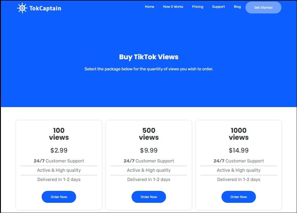 Buy TikTok Views for TokCaptain