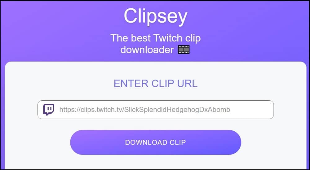 Clipsey is Twitch Video Downloader Apps
