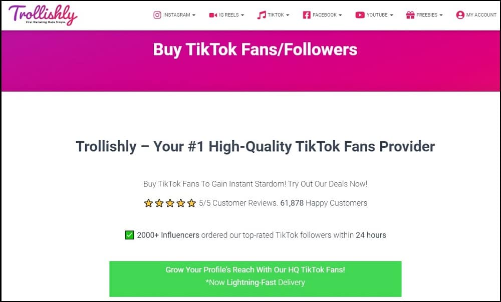 TikTok Followers Apps is Trollishly