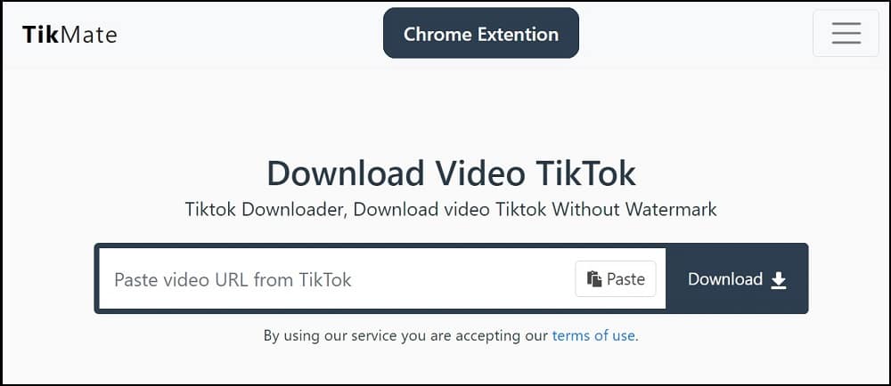 Tiktok Video Downloader Apps is TikMate Online