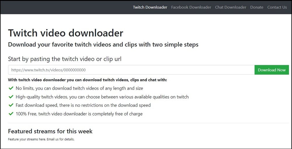 Vods Online is Twitch Video Downloader Apps