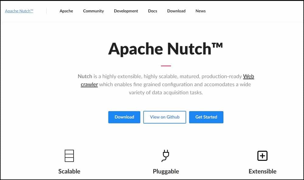 Apache Nutch for Online Web Crawler Tools