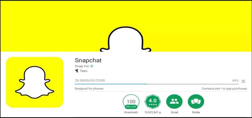 Downloads Does Snapchat Have