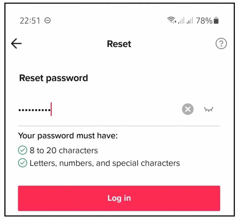 Phone Number or Password Change