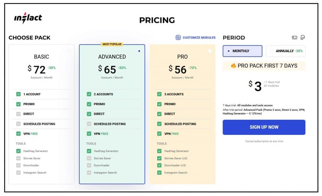 Pricing- Trial- and Refund Policy of Inflact