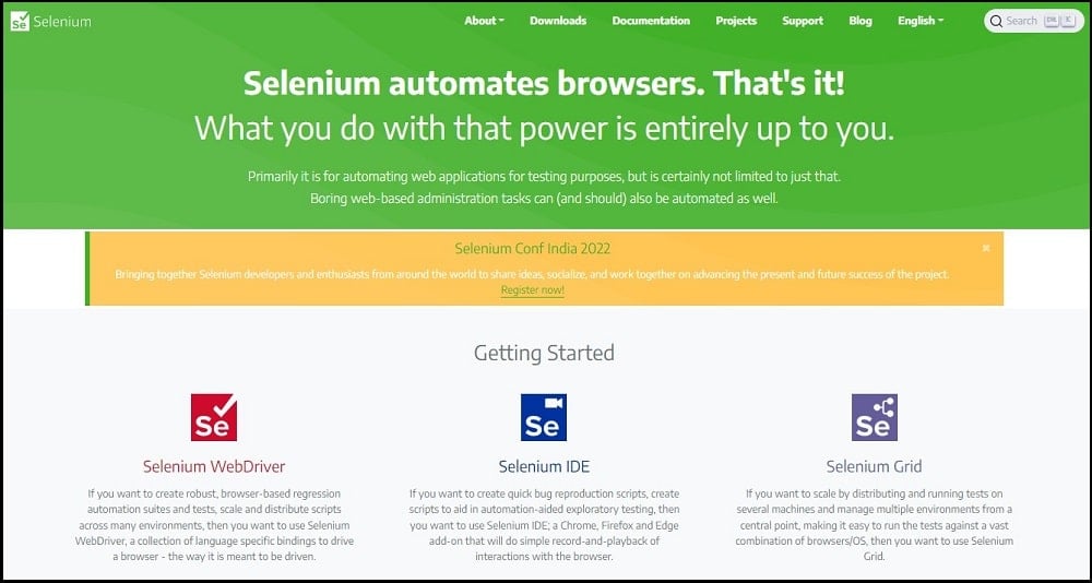 Selenium Homepage
