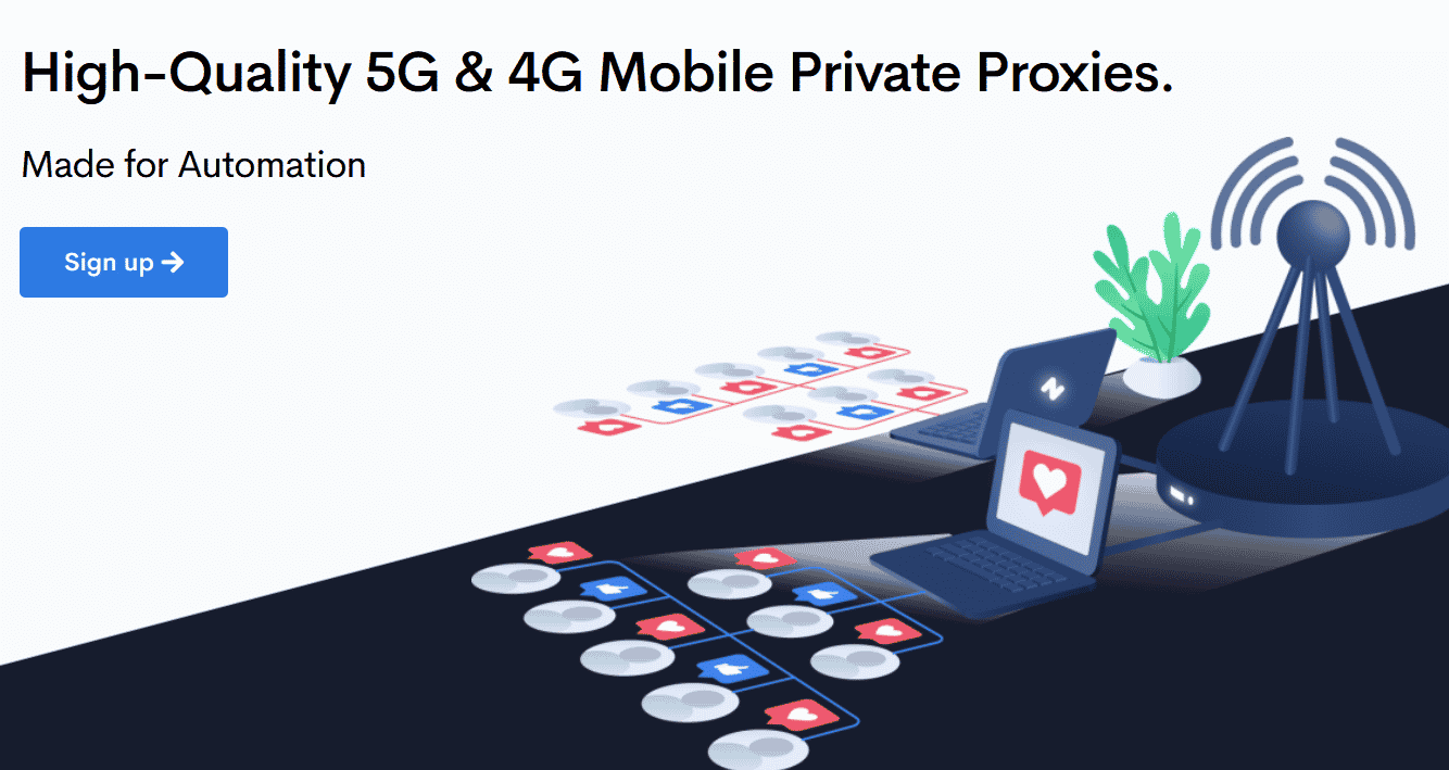 The Social Proxy - 4G & 5G mobile Private proxies