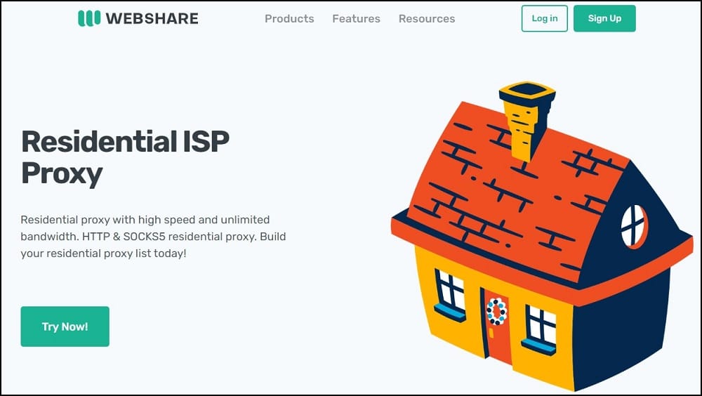 Webshare Residential ISP Proxies overview