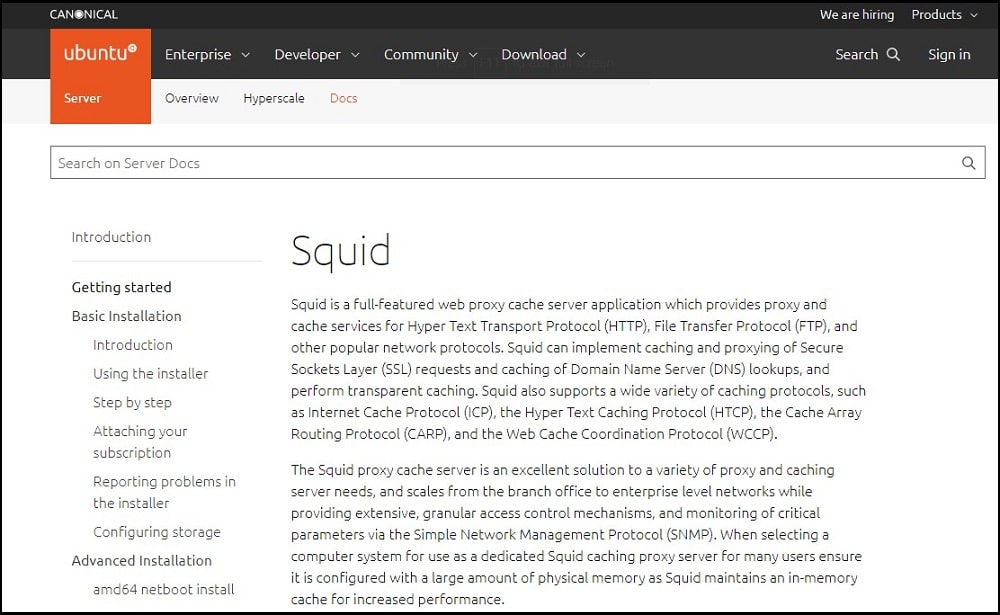 Squid Overview