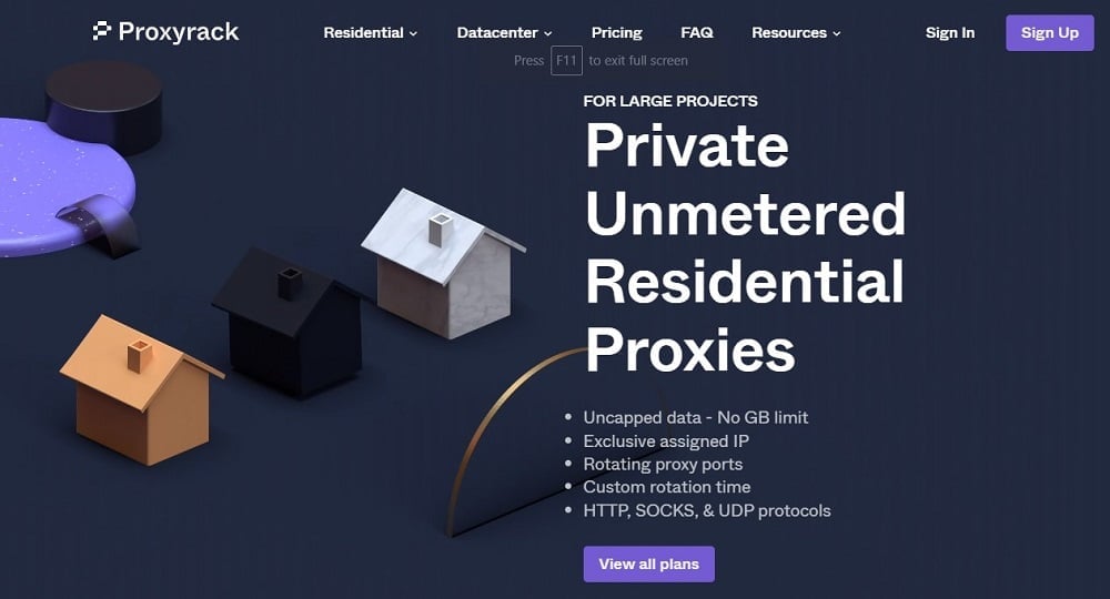 Proxyrack Residential Overview