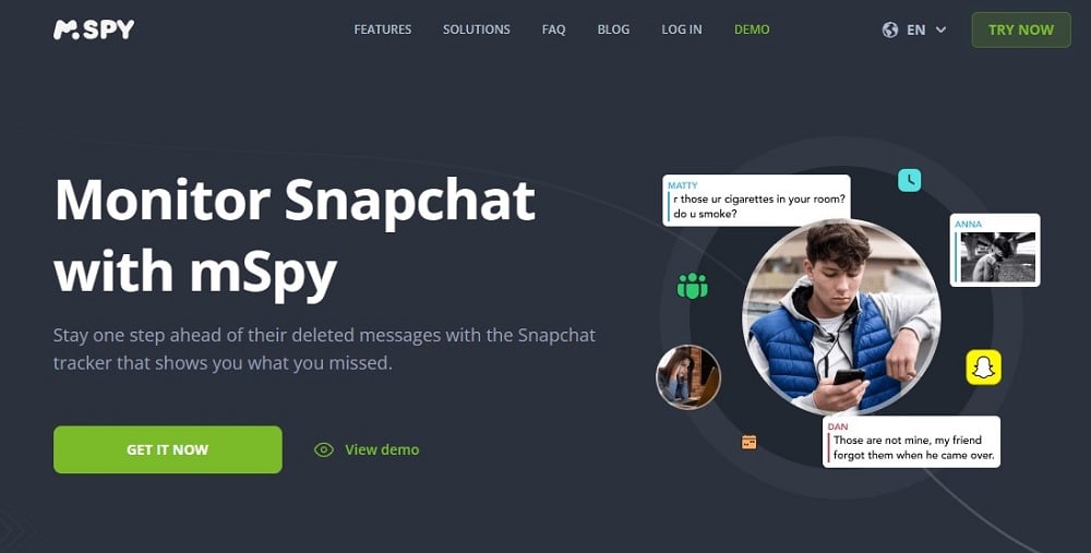 mSpy for Snapchat Viewers