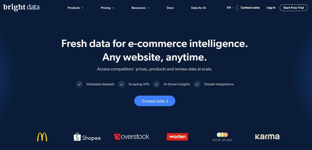 Bright Data E-commerce Proxies New