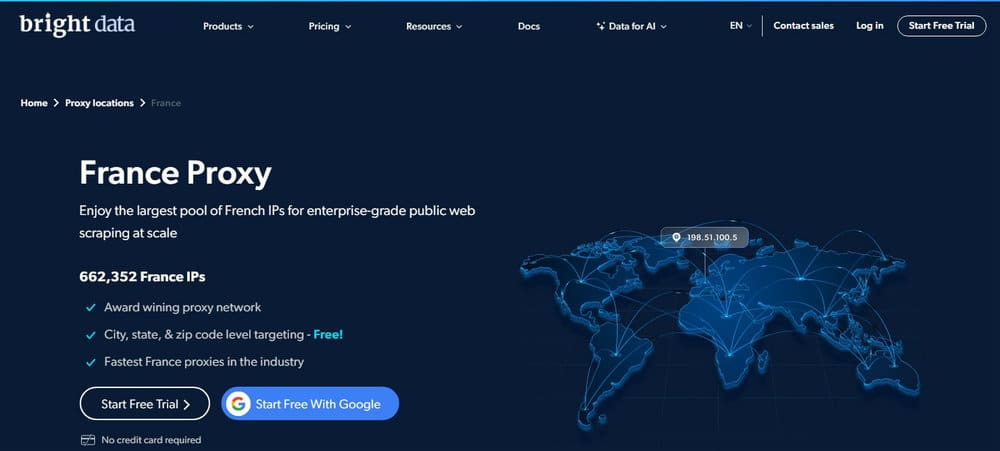 Bright Data French Proxies