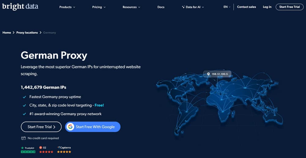 Bright Data German Proxies New